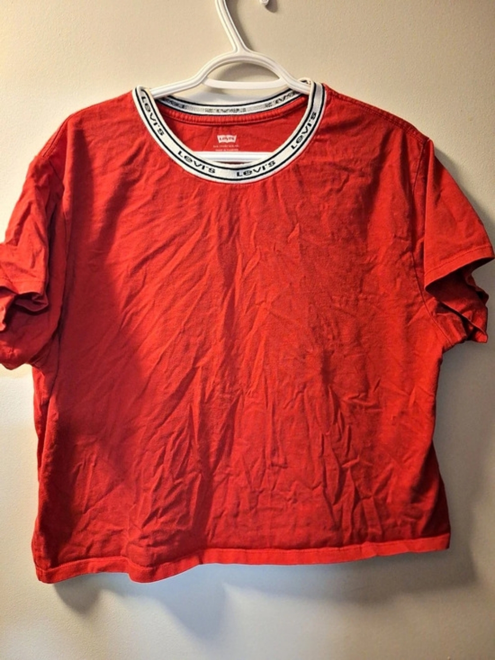 Levi's Graphic Mini Ringer Tee Red